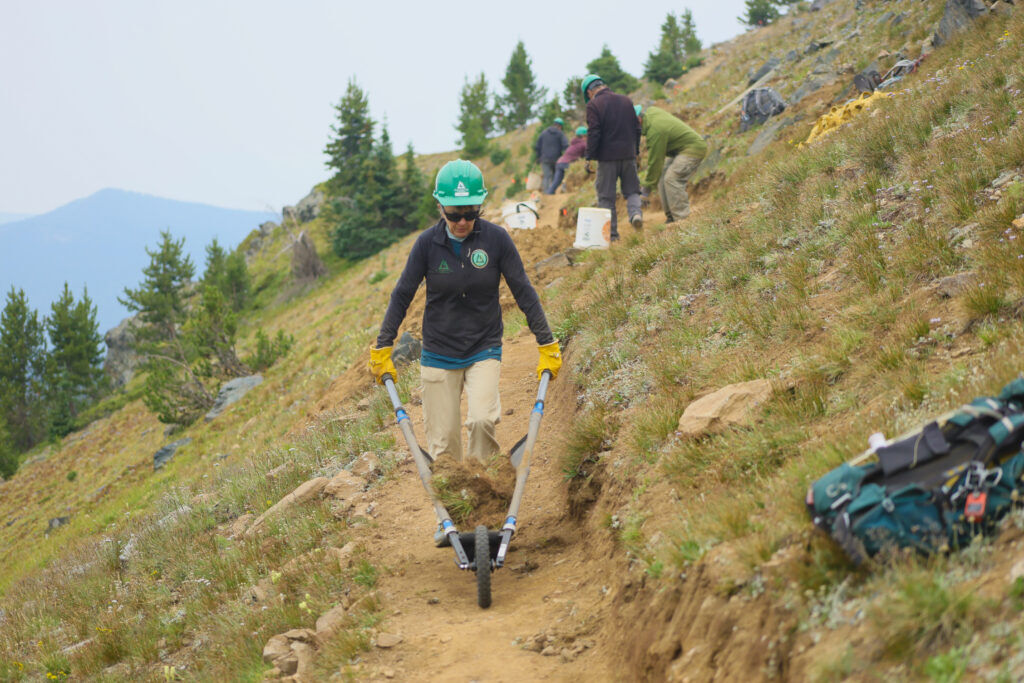 Colorado Trail Foundation has been active in stewardship along the Monarch Crest in recent years. Photo courtesy Colorado Trail Foundation