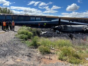 Colorado-Utah luxury passenger train derails after collision with oil tanker