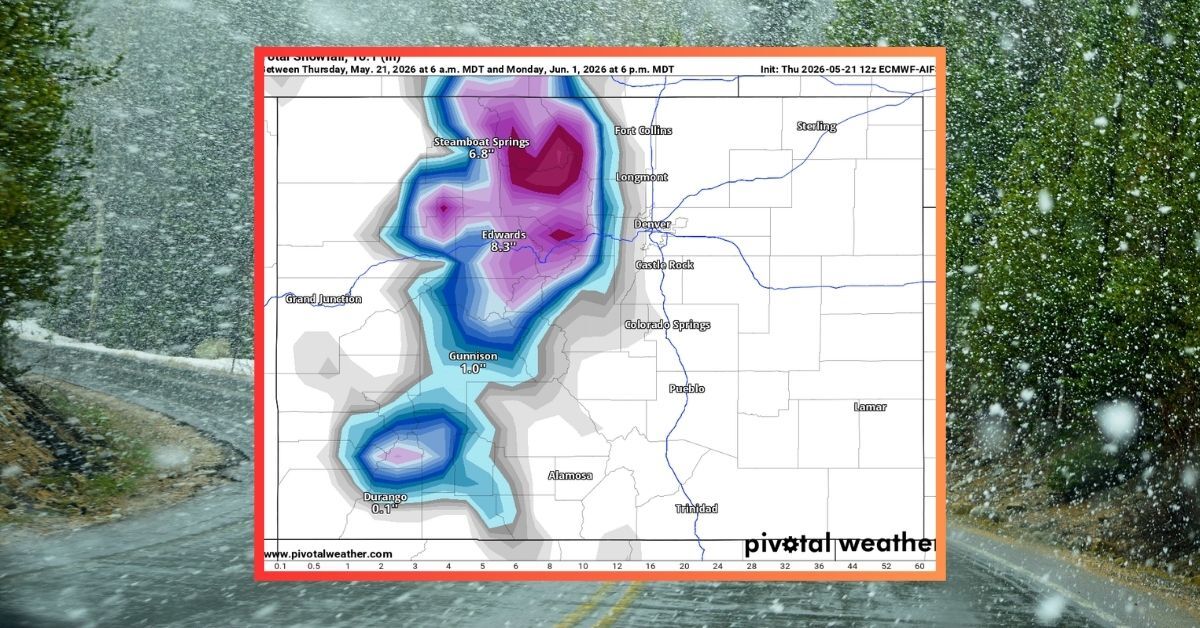 Three waves of snow could hit Colorado in upcoming days – but warmer temps are expected, too