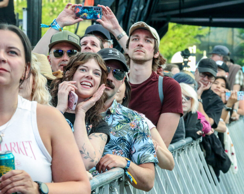 The crowd at the Outside Days festival in Denver, May 29, 2026, on the Auraria campus. (John Moore/Denver Gazette)