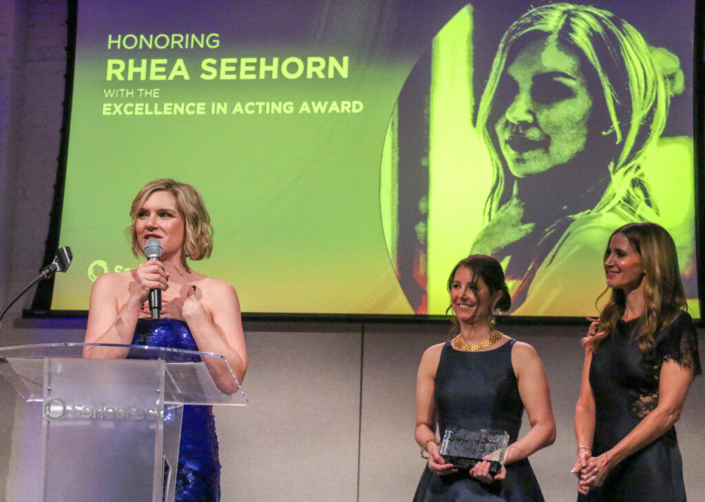 Last year's SeriesFest's main acting award went to Rhea Seehorn of 'Pluribus.' Tonight, the award will go to D'Arcy Carden of 'Sunny Nights.' (John Moore, Denver Gazette)