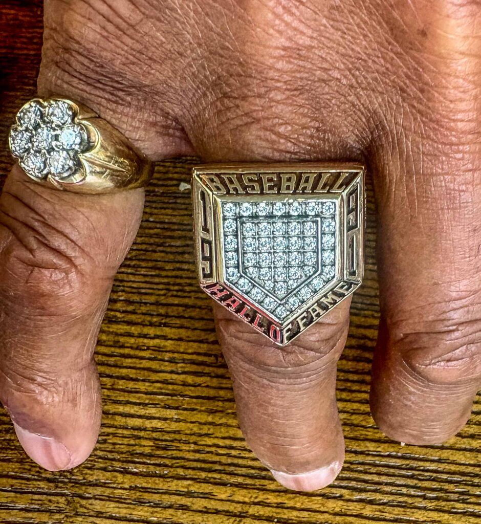 Ferguson Jenkins' Baseball Hall of Fame ring. (John Moore/Denver Gazette)