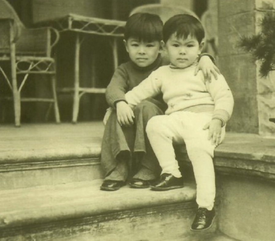 John J. Sie and his bother. The boys first had to flee mainland China, then again 14 years later from Taiwan. (Provided by Sie Family)