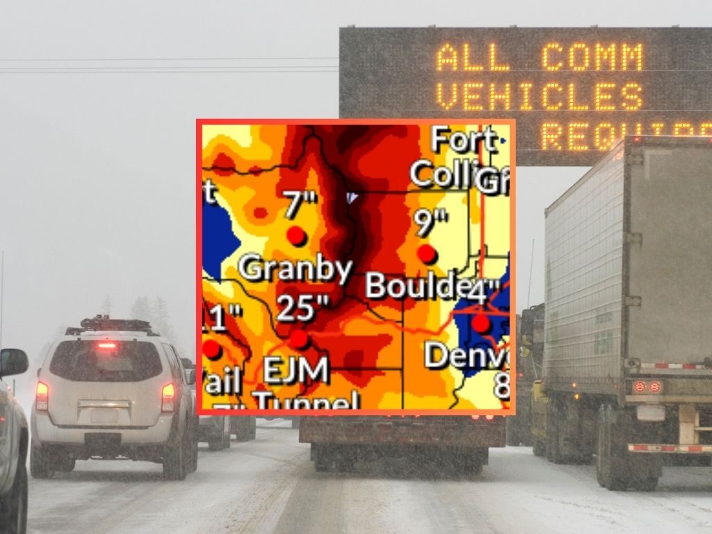 FORECAST: 25″ of snow possible on I-70, 48-plus on Longs Peak, 9″ in Boulder
