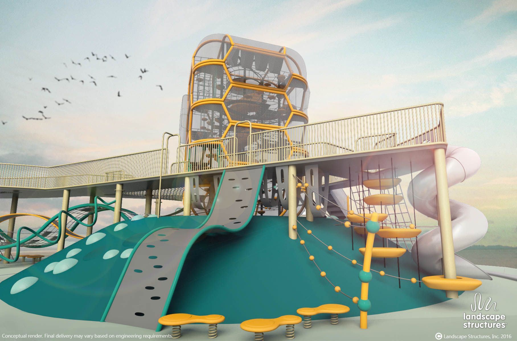 a climbing center at a local recreation center