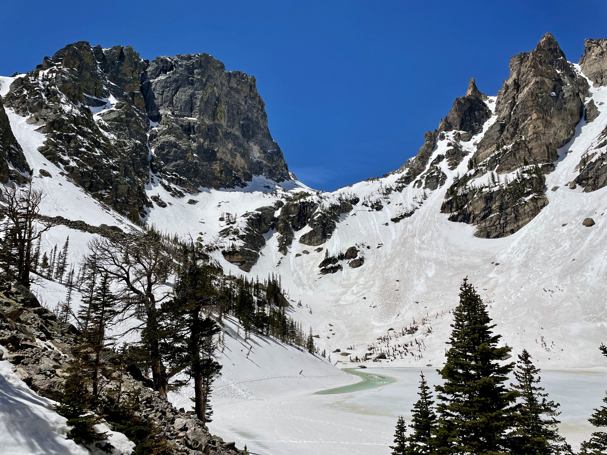 Two skiers swept over cliff band by avalanche in Rocky Mountain National Park