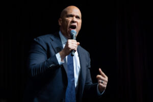 Booker boosts campaign coffers of black politicians facing new maps