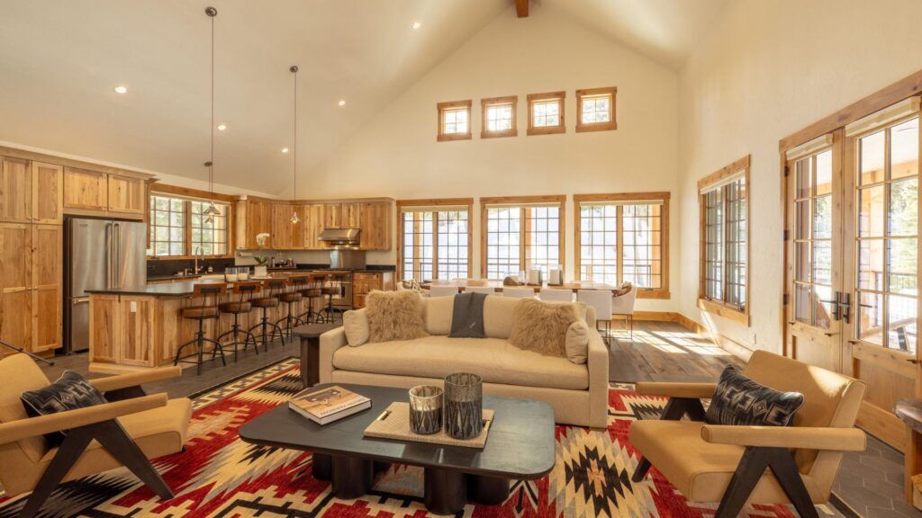 A look inside the first completed home at the Cimarron Mountain Club in Colorado. The home comes fully furnished. Photo: Tin House Creative.