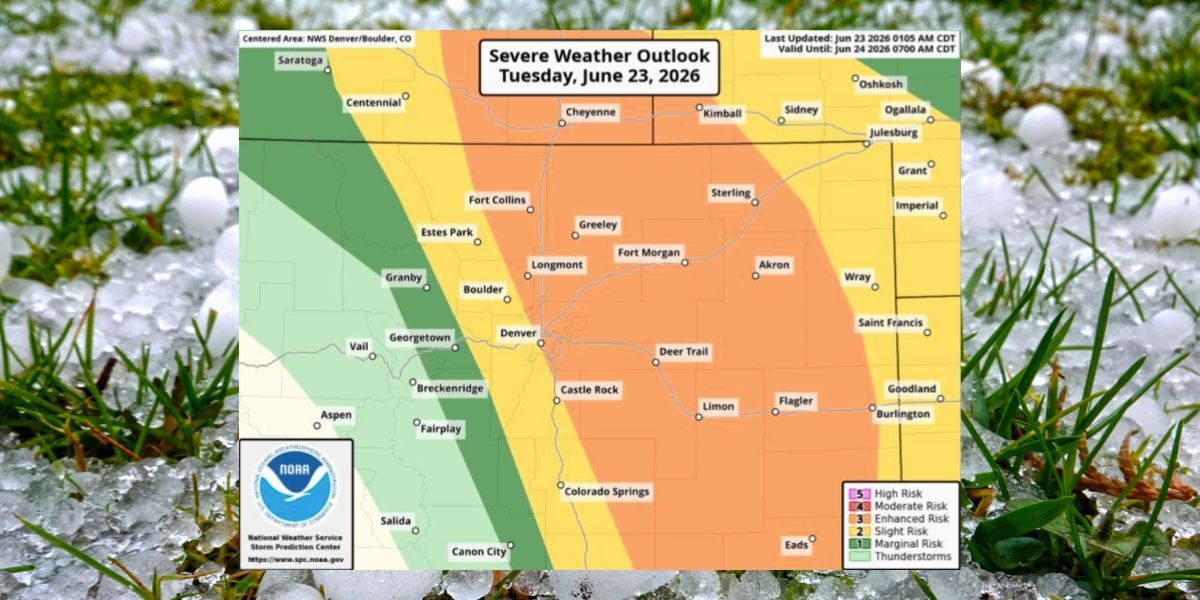 “Intense supercells will be possible”: Denver metro and I-25 corridor at risk of big hail