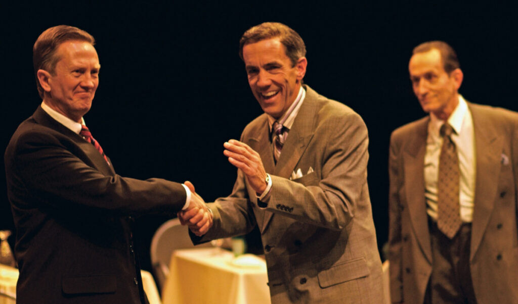 Donovan Marley's tenure at the Denver Center ended with an all-star staging of 'The Madwoman of Chaillot' that included, from left, Jamie Horton, John Hutton and Randy Moore in 2005. (Denver Center file photo)