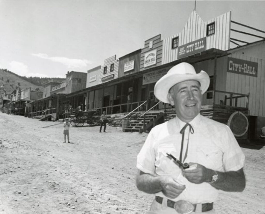Talk about immersive theater: Showman Pete Smythe helped build and open a short-lived theme park in Golden in a matter of months. It took the fictional name East Tincup. (Courtesy Golden History)
