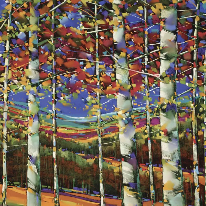 Cherry Creek Arts Festival poster by artist Michael McKee