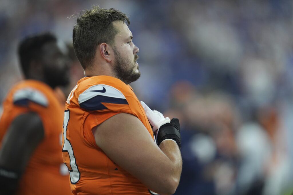 Broncos offensive lineman Alex Palczewski.