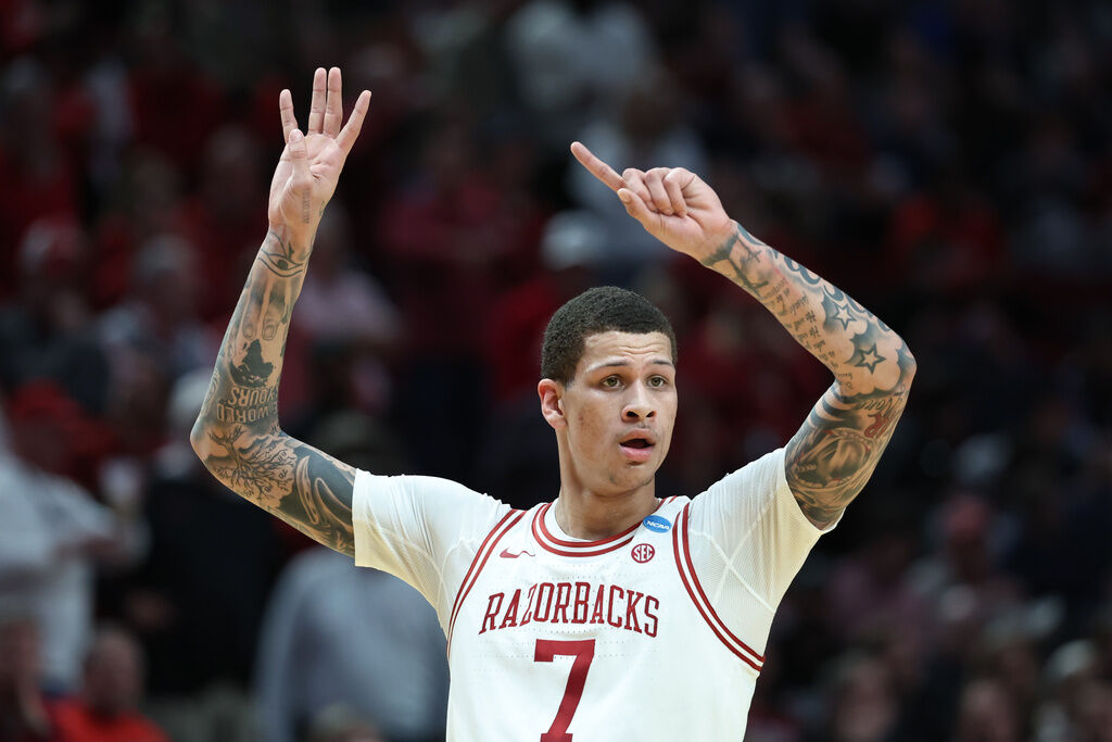 Denver Nuggets select Trevon Brazile with 35th pick, Bryce Hopkins at 49