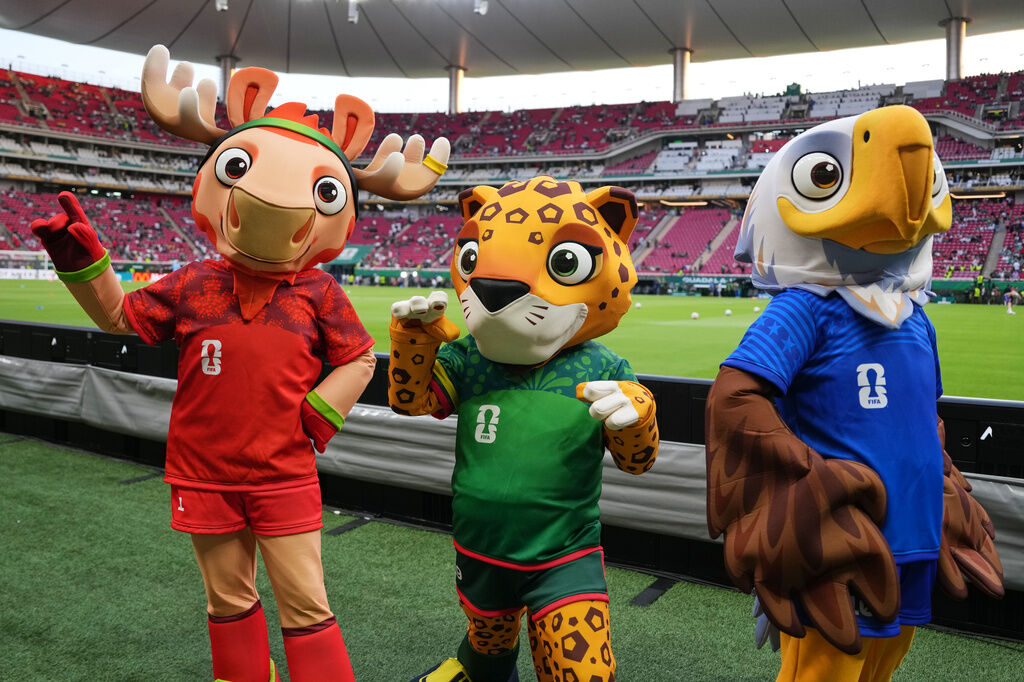 Peru police disguised as World Cup mascots arrest suspected drug dealer in Lima