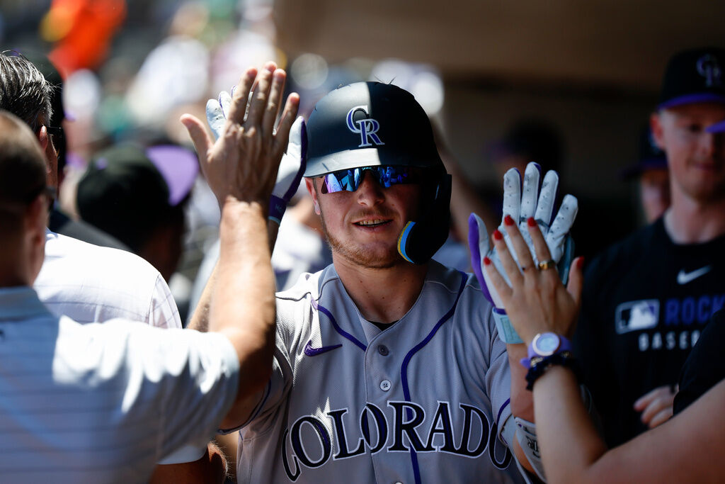 Rockies explode for franchise record 23 runs in win over Athletics