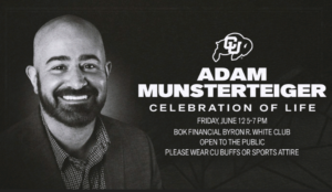 CU Athletics to host celebration of life for late beat writer Adam Munsterteiger, a friend to all | Colorado Sunshine