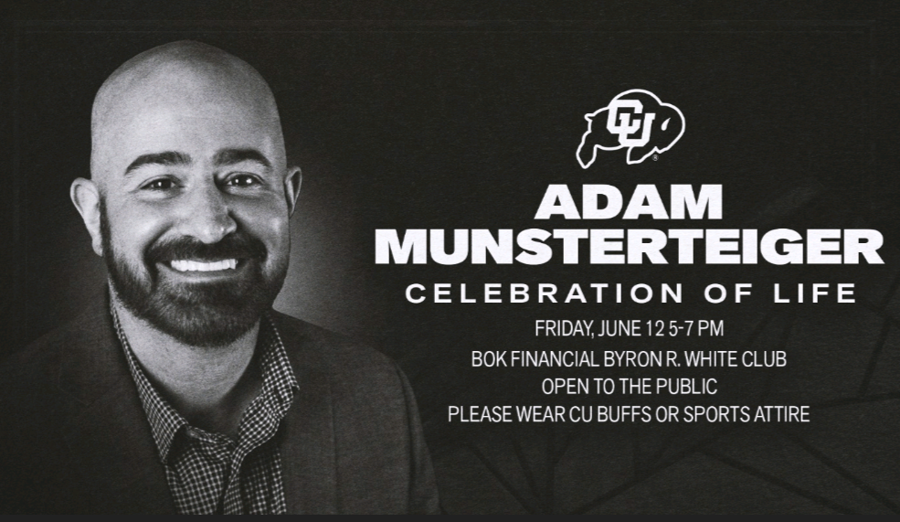 CU Athletics to host celebration of life for late beat writer Adam Munsterteiger, a friend to all | Colorado Sunshine