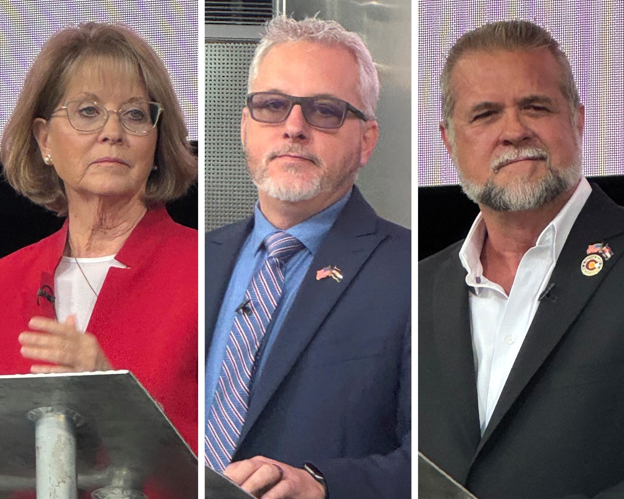 Colorado’s 3 Republican gubernatorial candidates face off in heated primary debate