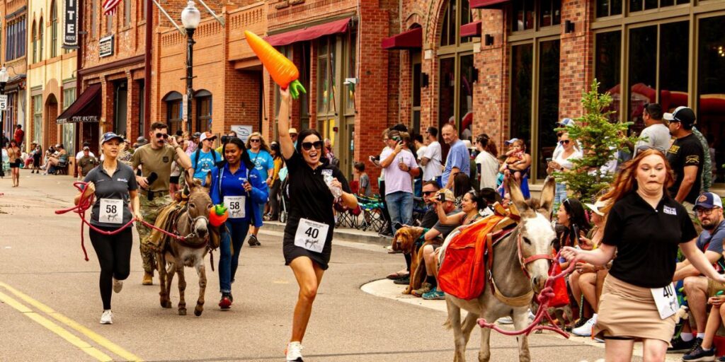 Donkey Derby races.