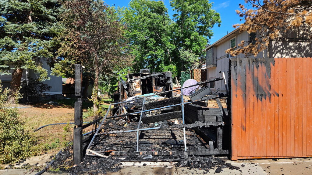 Littleton RV fire leaves Jefferson County deputy injured Tuesday
