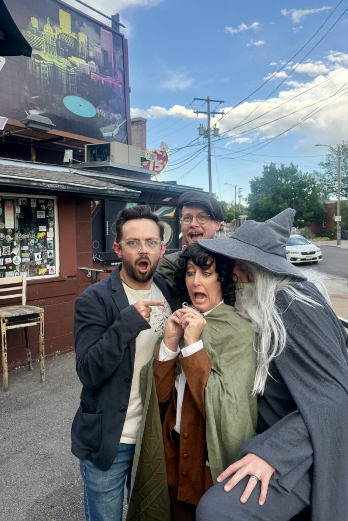 Caleb Reed, right, provided his first hand account of Elijah Wood's 'Lord of the Rings'-themed DJ set on May 31, 2026, at Cervantes' Masterpiece Ballroom. (Caleb Reed)