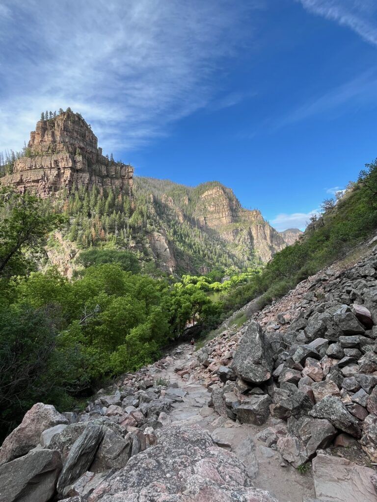 The new, stone-defined trail to Hanging Lake. Seth Boster, The Gazette