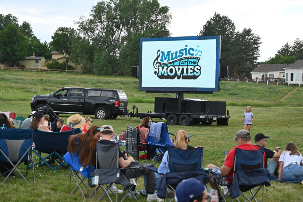 The city of Aurora launched 'Music at the Movies' in 2025 with films and bands at rotating city parks. (Courtesy City of Aurora)