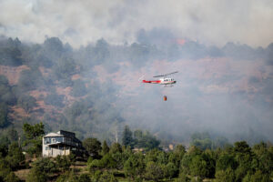 Pilot who died fighting Colorado wildfire honored with procession along I-70