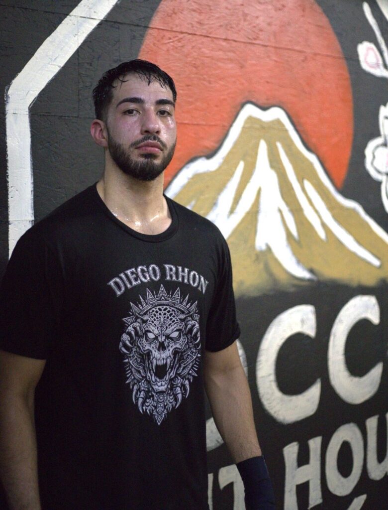Local real estate agent and general manager of South Academy Boulevard's Crunch Fitness, Diego Rhon, moved to America in 2022 with one dream in mind: becoming a professional mixed martial arts fighter. Now, he’ll make his debut at Westminster’s Rodeo Convention Center on July 10. (April Borjon/The Gazette)