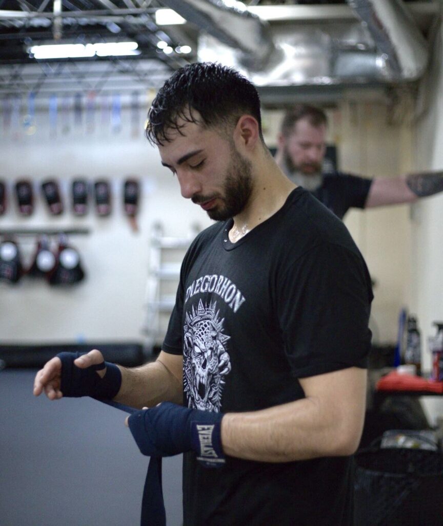 Local real estate agent and general manager of South Academy Boulevard's Crunch Fitness, Diego Rhon, moved to America in 2022 with one dream in mind: becoming a professional mixed martial arts fighter. Now, he’ll make his debut at Westminster’s Rodeo Convention Center on July 10. (April Borjon/The Gazette)