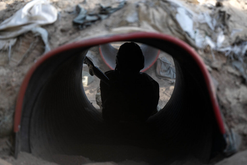 
A basic cadet crawls through an obstacle during Basic Cadet Training at the U.S. Air Force Academy in Colorado Springs on Thursday, July 16, 2026. (The Gazette, Michael G. Seamans)