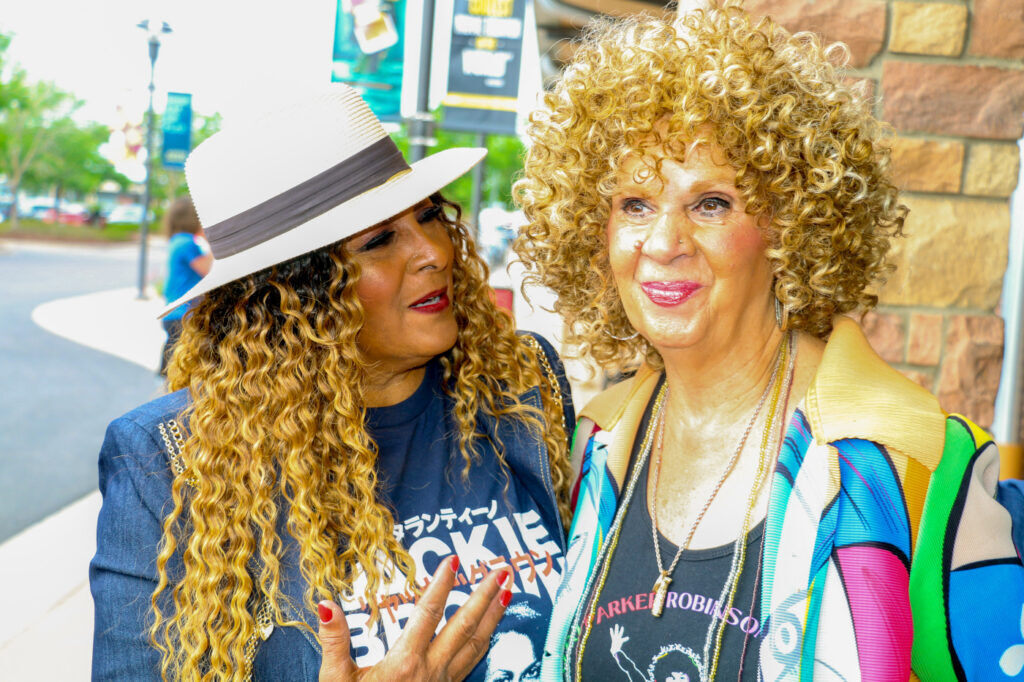 Top 20 Colorado Cultural Pathmakers Pam Grier, left, and Cleo Parker Robinson united in May 2026 for the designation of the Alamo Draft House in Littleton as the Pam Grier Cinema. (John Moore, The Denver Gazette)