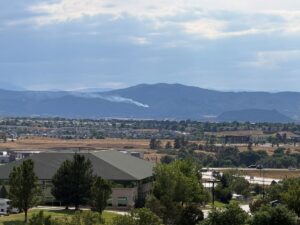 Forest fire west of Sedalia prompts evacuations in Douglas County