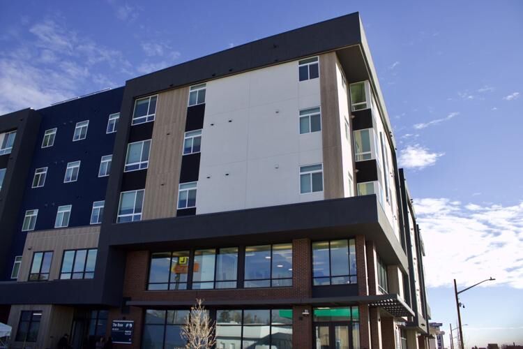 A new affordable apartment complex opens on Denver's Colfax Avenue.