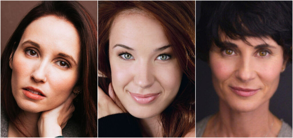 Jenna Bainbridge, Sierra Boggess and Beth Malone