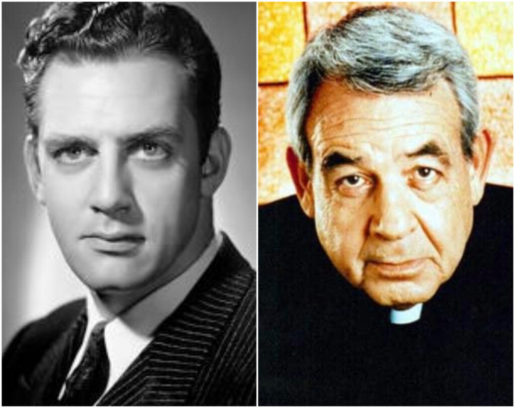 Raymond Burr (Perry Mason) and Tom Bosley (Father Dowling) both came to mean much to. the Colorado film economy. (File publicity photos)