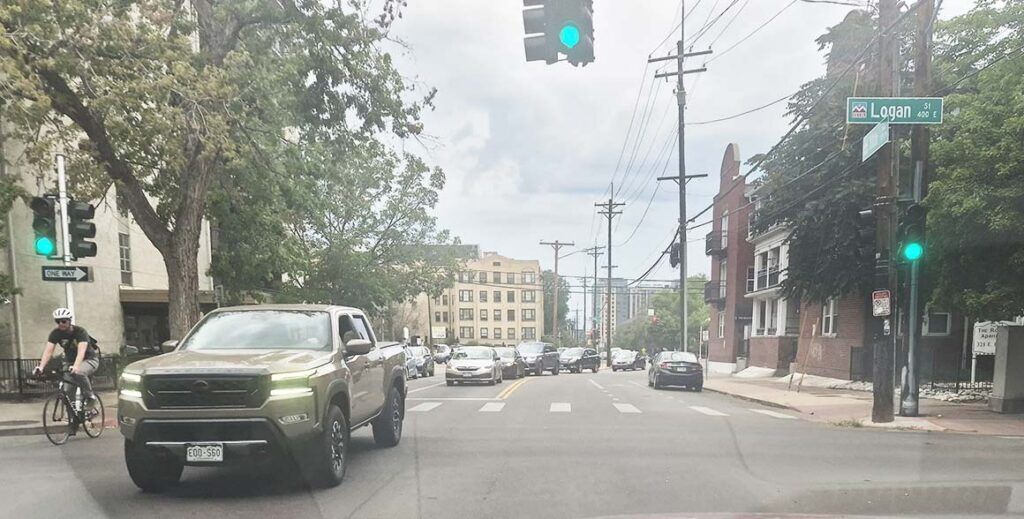 East 11th Avenue at Logan Street (Denver Gazette, Mark Samuelson)