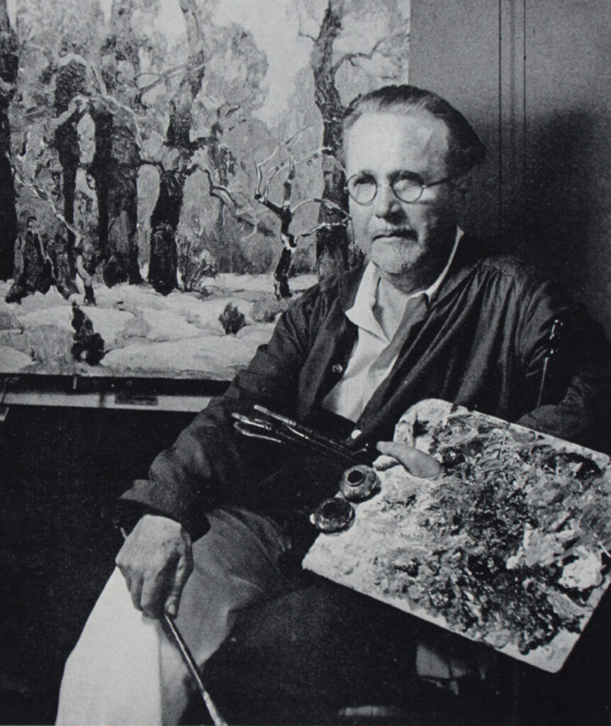 John Fabian Carlson a Swedish-born impressionist master, was the founding director of the Broadmoor Art Academy. (Provided by the Colorado Springs Fine Arts Center at Colorado College.)