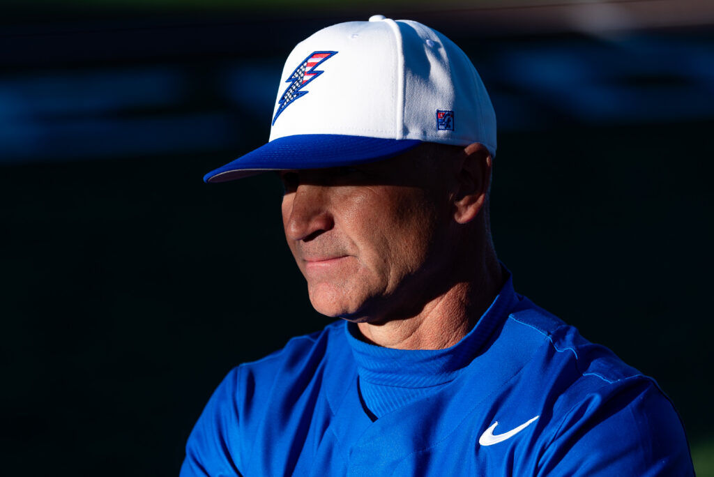Mike Kazlausky coached Air Force baseball for 16 years. (Photo courtesy of U.S Air Force, Ray Bahner)