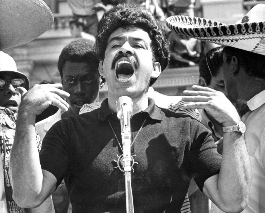 Boxer Rodolfo ‘Corky’ Gonzales channeled his poetry into protest. (Photo courtesy Su Teatro)