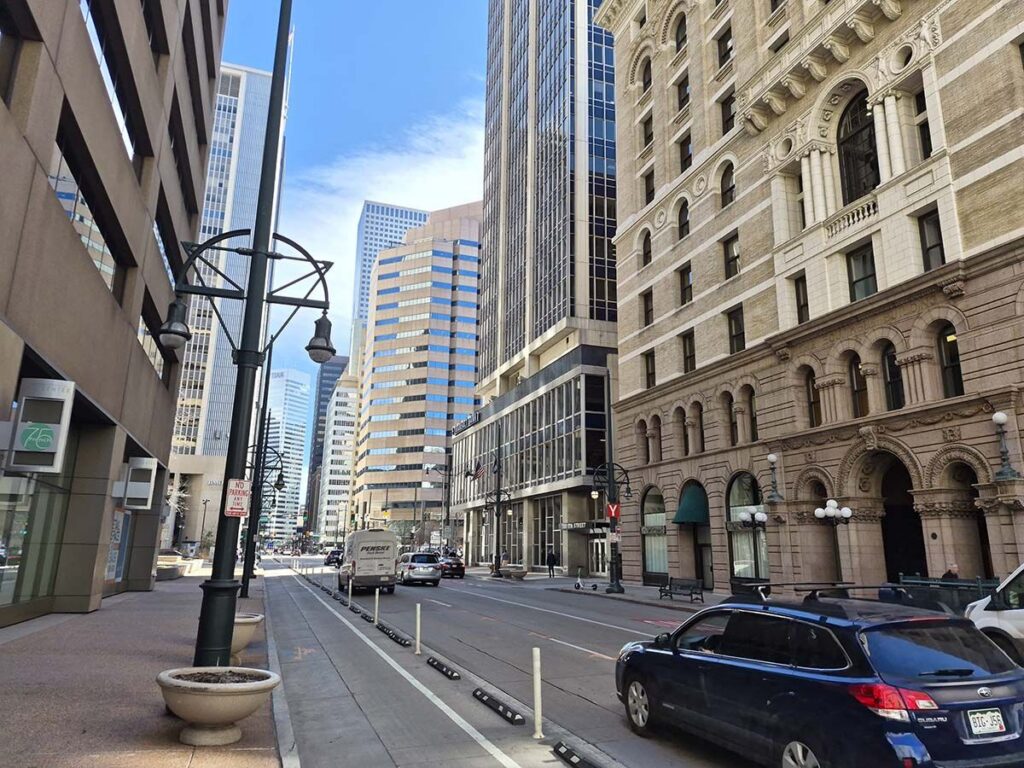 17th Street in downtown Denver