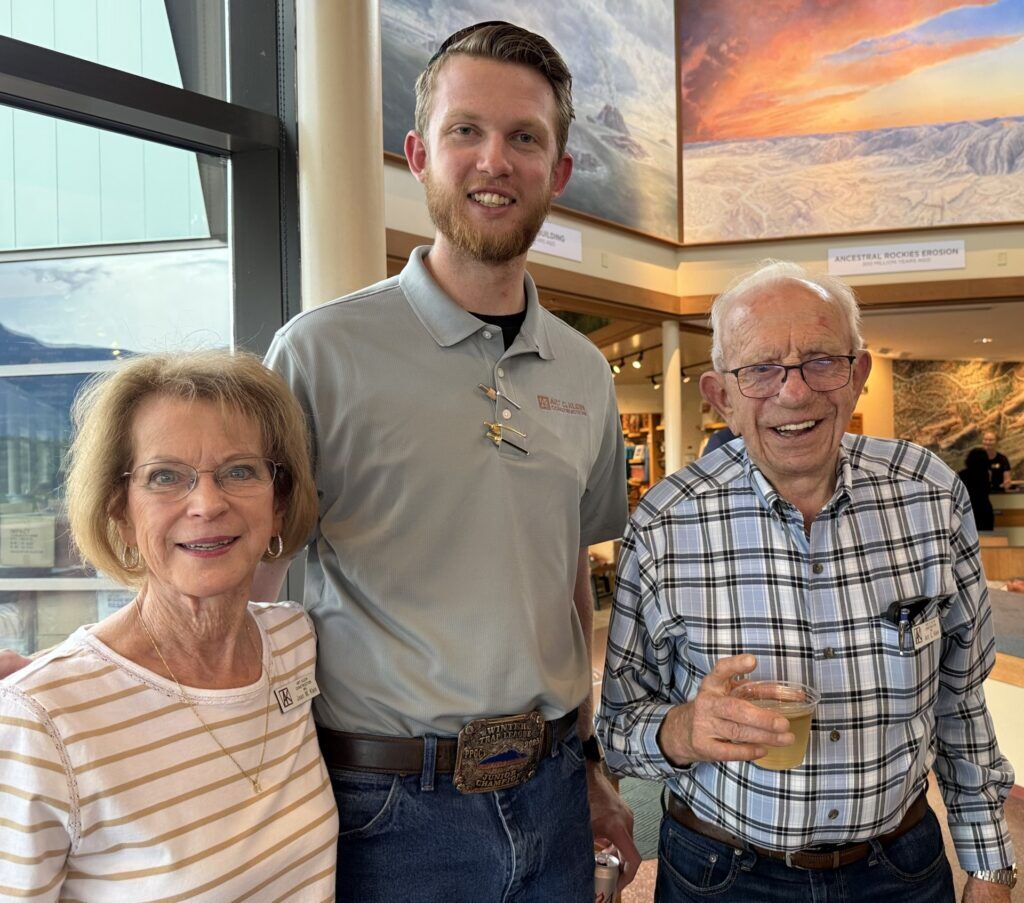 Garden of the Gods Foundation 50-year-sponsor, Art Klein, right, Garret Klein, Joan Klein. Linda Navarro/The Gazette