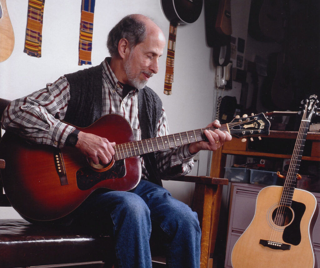 Denver Folklore Center founder Harry Tuft's 90the birthday will be celebrated at Swallow Hilll on Aug. 30. (Photo by Larry Shirkey)