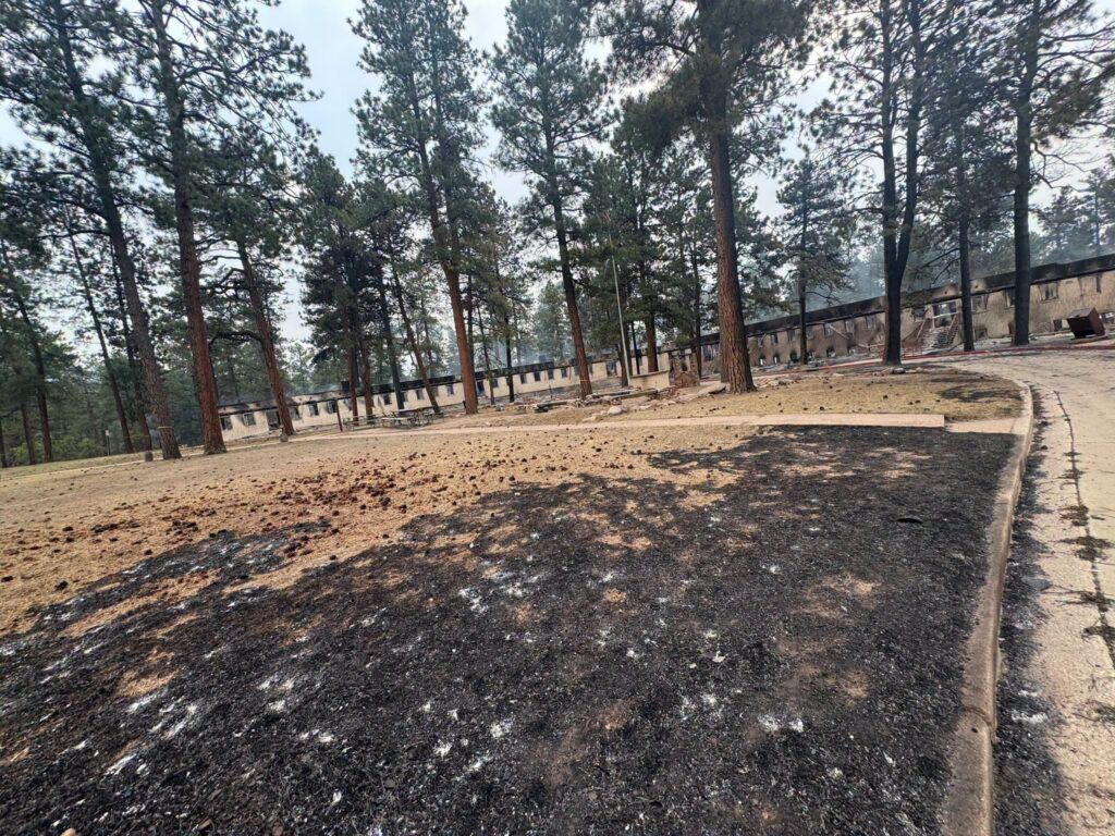 Horseshoe Lodge in Pueblo Mountain Park was destroyed by the Aspen Acres fire. Courtesy photo