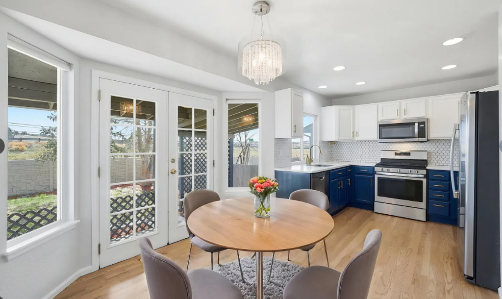 Kitchen shows a makeover in a 3-bedroom Parker home. Courtesy ReMax Professionals