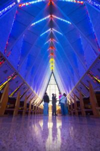 Air Force Academy’s iconic chapel has a timeline for reopening — shedding an ‘eyesore’