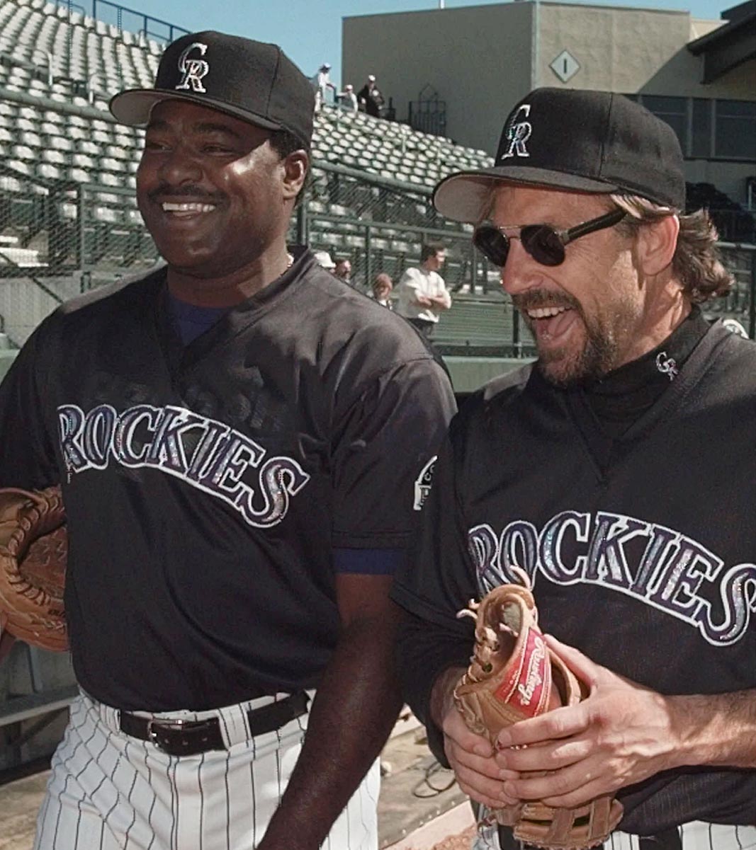 Kevin Costner with Don Baylor