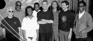 From left: Billy Drewes, Curtis Fowlkes, Don Byron, Ron Miles, Bill Frisell, Lee Townsend, Viktor Krauss and Brian Blade. (Photo courtesy Bill Frisell)