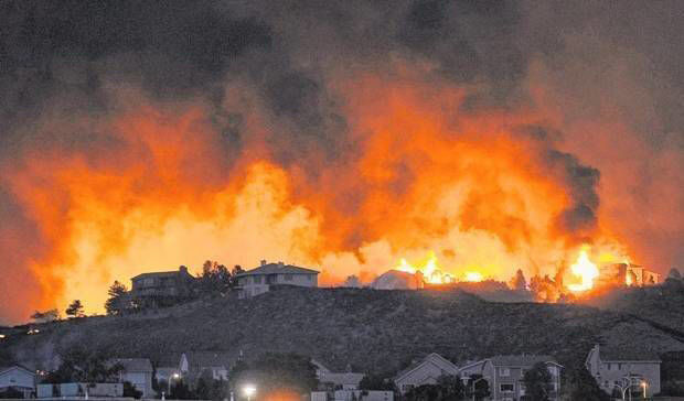 Waldo Canyon fire, June 2012. Gazette file photo
